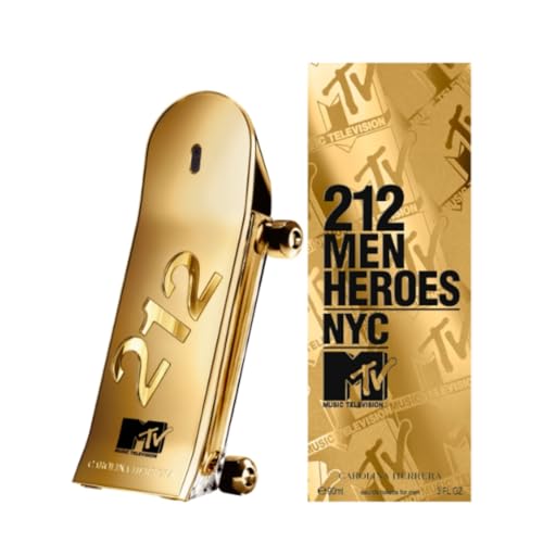 Consejos para Comprar Carolina Herrera 212 Hombre Top 5. 34 Carolina Herrera 212 Heroes MTV for Men Eau de Toilette Spray, 3.0 Ounce