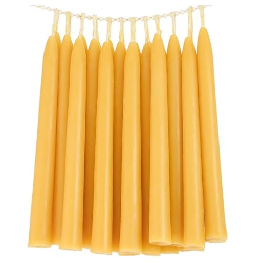 Bulk Beeswax Taper Candle 24 Pack