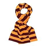 TrendsBlue Premium Soft Knit Striped Scarf, Burgundy