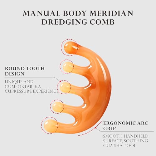 Peine para masaje de cuero cabelludo con dientes anchos miniatura 7