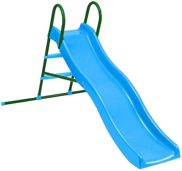GSD Childrens 2 Metre Slide Strong Safe Converts To Water Slide Suitable For Ages 3+ Guaranteed For 2 Years, Blue, 200cm long x 40cm wide