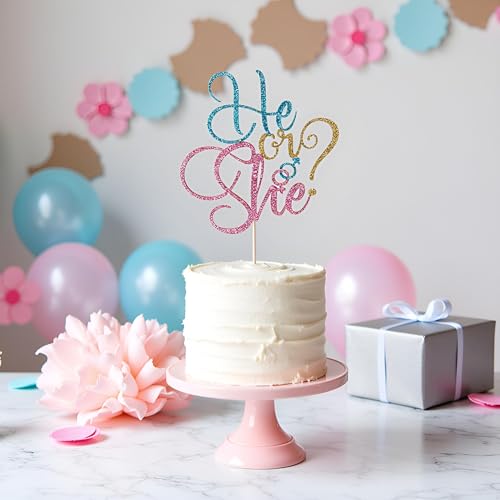 Kaoenla He Or She Cake Topper