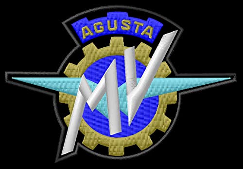 MV Agusta Logo Patch 1000 Senna Veltro Strada Mamba Agostini Dragster Motorcycle Aufnäher parche Bordado Patch brodé écusson toppa ricamata Cover