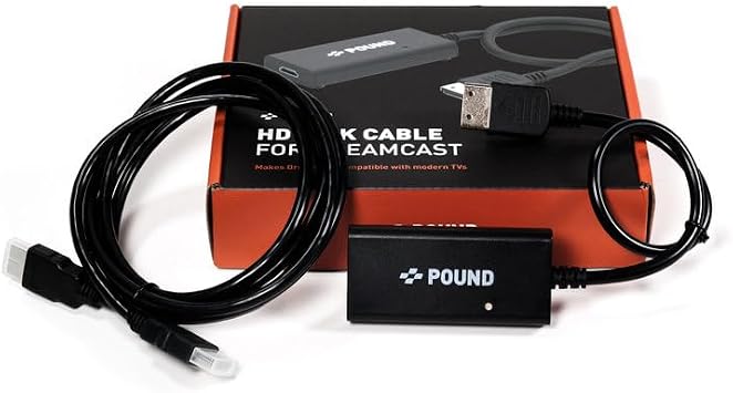 Pound Dreamcast HD Link Cable | 720p image quality and HDMI connection allow you to recreate retro games vividly on the latest TV