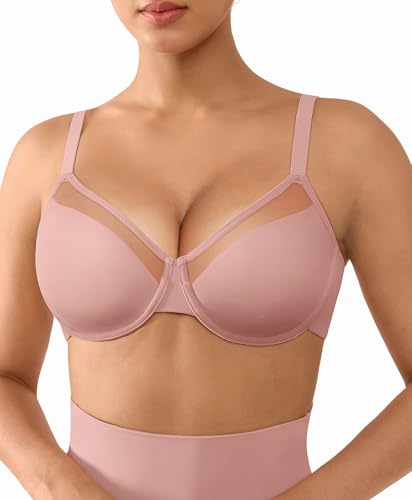 Image of Lover-Beauty Minimizer Bras for Women Full Coverage Unlined Underwire Bras Plus Size Lifting Bra for Heavy Breast