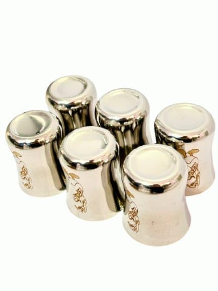 Image of TANISHI KITCHEN'S Stainless Steel Donald Duck Cartoon Glasses for Kids | Set of 2 (Small) 100 ml Each | Unbreakable Drinking Tumblers for Water, Milk & Juice | BPA-Free, Child-Safe Cups
