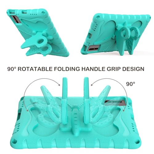 Coque Galaxy Tab S11 robuste avec support intégré protège efficacement contre les chutes