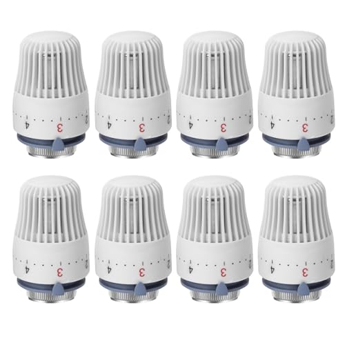 8 Stück Heizkörper Thermostatkopf,Heizkörperventil für Gewinde M30x1,5,Thermostat Heizung,Thermostat-Kopf,Thermostatkopf Ersatzkopf,Heizungsthermostat,Heizkörperthermostat für Zuhause Büro 8 Stück Heizkörper Thermostatkopf,Heizkörperventil für Gewinde M30x1,5,Thermostat Heizung,Thermostat-Kopf,Thermostatkopf Ersatzkopf,Heizungsthermostat,Heizkörperthermostat für Zuhause Büro