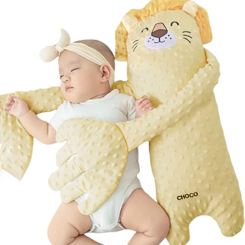 Image of Yttrtitan Choco Bear Baby Patter, Baby Patter for Sleep, Baby Soothing Pillow, Slapping Toddler Pillows for Baby Patter for Sleep (Lion)