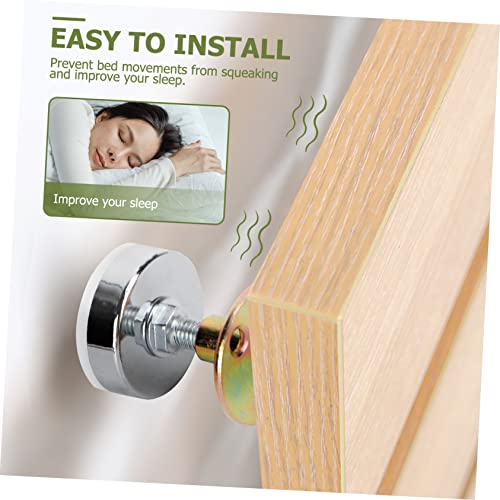 BUTIFULSIC 4 peças âncora de cabeceira de sofá cama rolhas para parede cama king metal fixador de ca