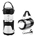 Operkey LED Camping Lantern Portable Outdoor Flashlight with Solar Panel, Camping Gear Handheld Flashlights 2-in-1 Camping Lights for Hiking, Camping, Emergencies, Hurricanes, Outages (1 Pack)