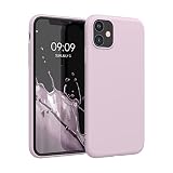 kwmobile Coque Compatible avec Apple iPhone 11 - Housse de téléphone Protection Souple en Silicone - Mauve Pastel