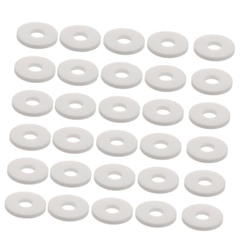 Homoyoyo Guitar Strap Locks Set 30pcs Plastic Guitar Strap Gaskets Bass Strap Locks Guitar Fixing Buckles Guitar Strap Pads for Guitar Players