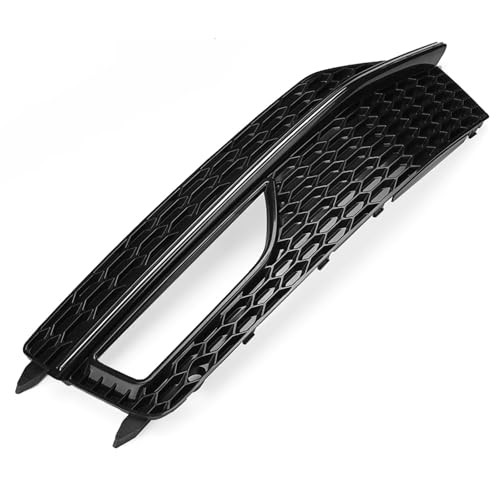 Grille antibrouillard RS4 pour Audi A4 B8.5 S-Line 2012-2015 en nid d'abeille chromé
