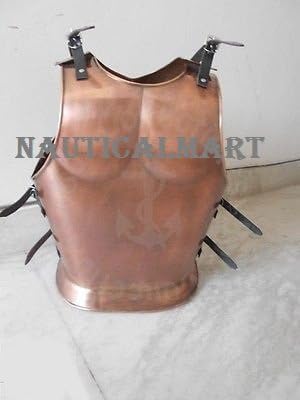 Roman Muscle Armor with Copper Antique Finish by Nauticalmart