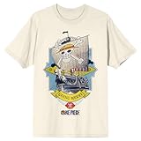 Bioworld One Piece (Live Action) Going Merry Pirate Ship - Camiseta de manga corta para hombre, Blanco sucio, XXX-Large