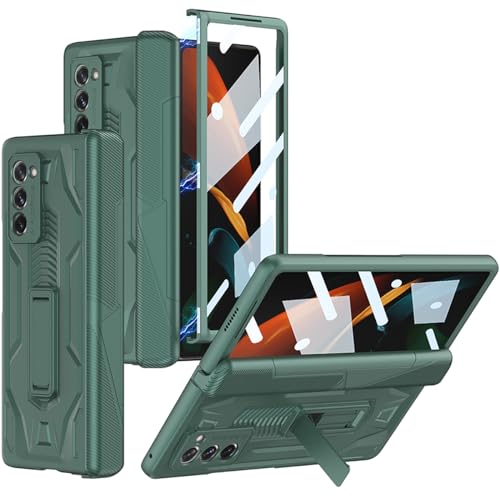 Coque Galaxy Z Fold 2 avec protection charnière et écran vert de Miimall
