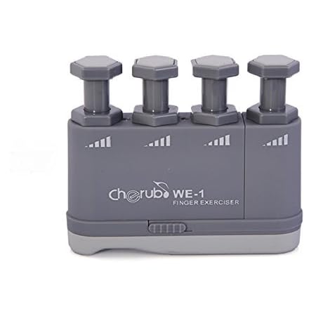 Amazon 調整可能 ピアノやギターの練習に最適 指の筋力トレーニング 握力 選べる3色 灰色 ギターメンテナンス用品 楽器 音響機器