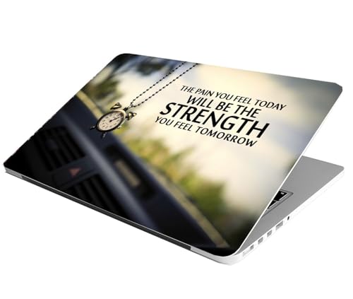 Image of Laptop Skin Stickers Bubble-Free HD Quality Sticker for Laptops Upto 15.6 inch Compatible with Apple /Dell /HP /Lenovo /Acer /Asus /Sony (Dustproof|Waterproof|Scratchproof|Reusable) - Strength 2