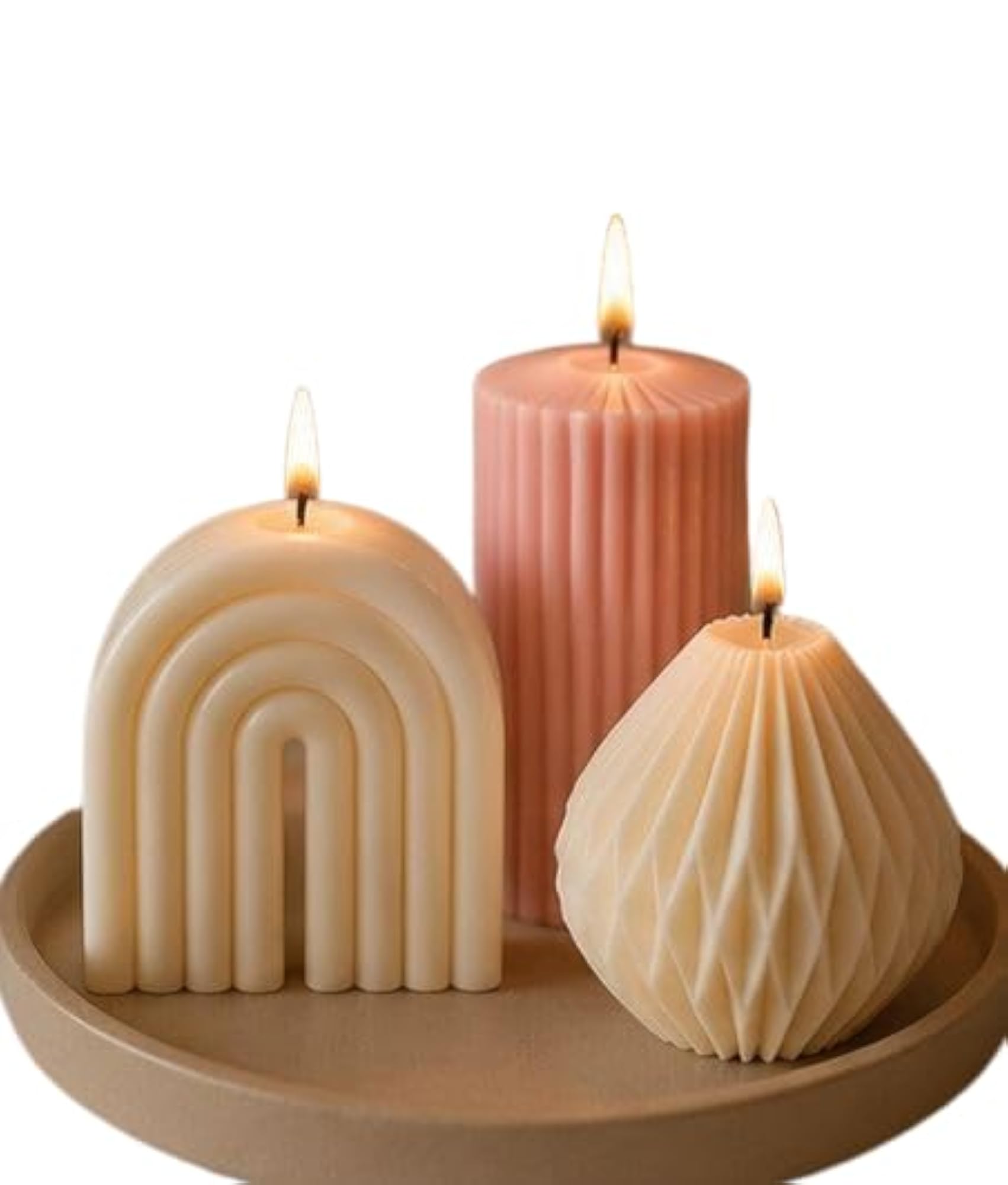 Candles Pack of 3 Different Designs