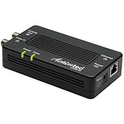 Actiontec MOCA Adapter für Ethernet über Koax, 1 Gbps Bonded 2.0 MoCA Adapter (ECB6200S02), Schwarz, 23,4 x 7,6 x 16,5 cm