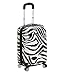 Rockland Luggage 20 Inch Carry On Skin, Zebra, Medium