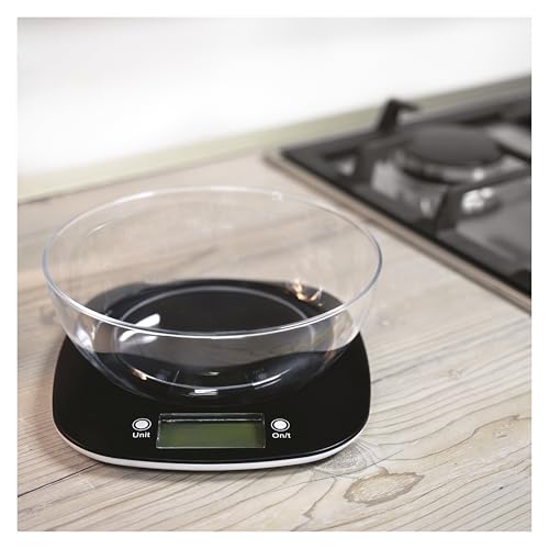 Báscula de cocina digital EMOS con cuenco y pantalla LCD miniatura 4