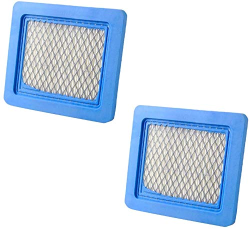 JORSION 2 Stück 491588S Luftfilter, für Briggs Stratton 491588 4915885, Toro 20332 flache OEM-Luftreiniger-Patrone, Rasenmäher-Luftfilter Cover