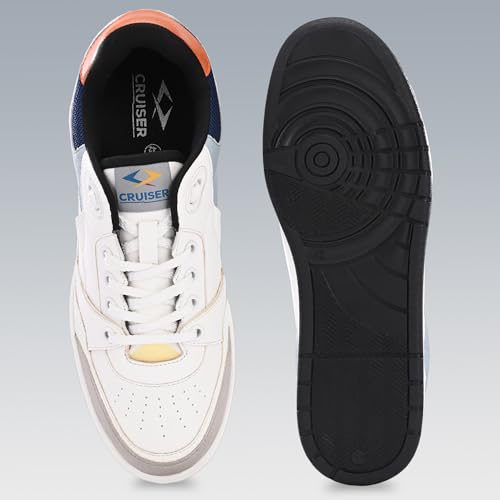 Cruiser White Sneaker for Men - Image 8