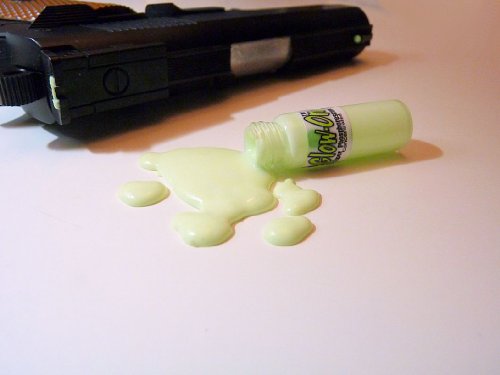 Glow-On Red "Bubble Gum Red", Super Phosphorescent Gun Night Sights Paint. Small 2.3 Ml Vial. Concentrated Super Bright Long Lasting Glow. #TOP4