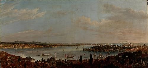 Peinture moderne Istanbul Antoine De Favray pour habiller un mur vide avec une toile de 60x90cm
