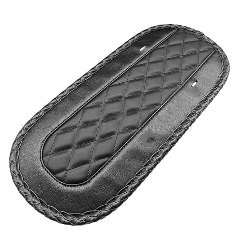 Ailes pour Moto Anti-éclaboussure de Pneu Garde-Boue arrière en Cuir PU Losange pour Moto Harley Touring Electra Glide Road King FLHT FLTR FLHX 2008-2018