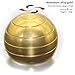 Produktbild Mcdodo de Kinetic Schreibtisch Spielzeug VORTECON Office Executive Gadgets Metallkugel mit optischer Täuschung für Erwachsene Kinder Anti-Angst ADHS Stress abbauen (Aluminium Gold 210g*54MM)
