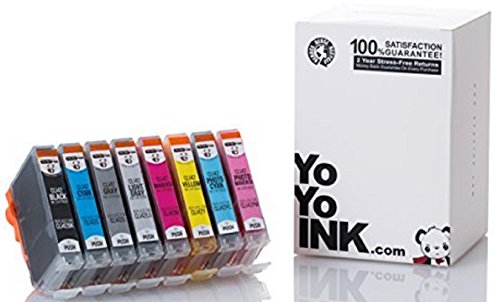 YoYoink Remanufactured Ink Cartridge Replacement for Canon CLI-42 Pixma Pro-100 (8 Pack) for Premium Commercial Printing