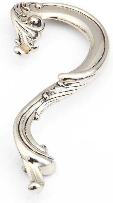 Schaub & Company 934L-MSL French Court Collection 5 in. (127mm) Left Hand Pull , Monticello Silver
