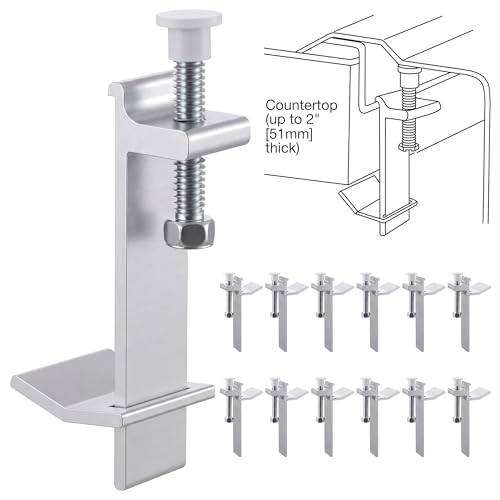 12 Pack Sink Clips For Countertop Sinks Kitchen Sink Mounting Clips