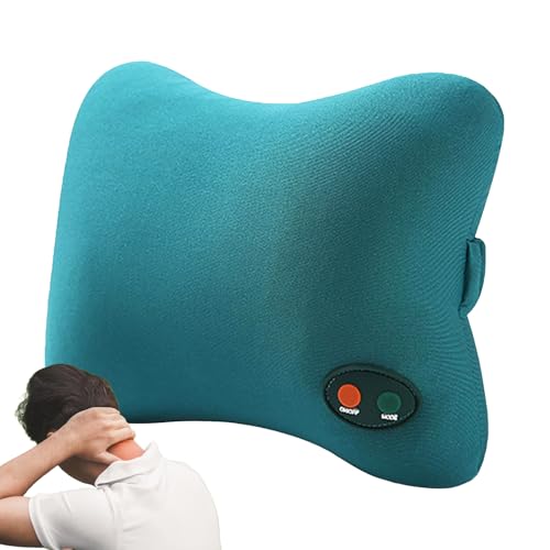 Massageapparat För Nacke Och Axlar - 24x18,5x7,5 Cm Elektrisk Ryggmassageapparat, Kompakt Djupvävnadsavslappningsapparat | Avslappning Värmeterapi Kuddeanordning För Bil Kontor Gym Graviditet Äldr