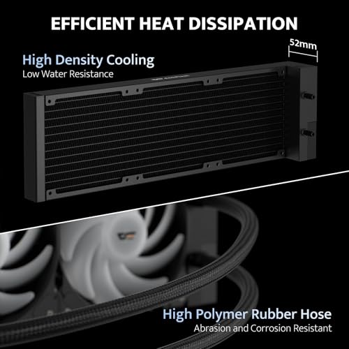 Refroidisseur liquide darkFlash DNA360A pompe haute performance ARGB