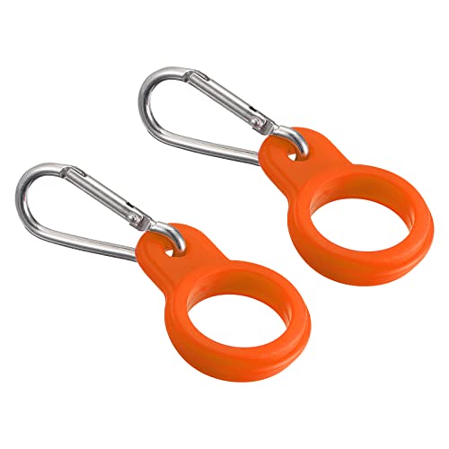 PATIKIL Silicone Water Bottle Clip with Buckle
