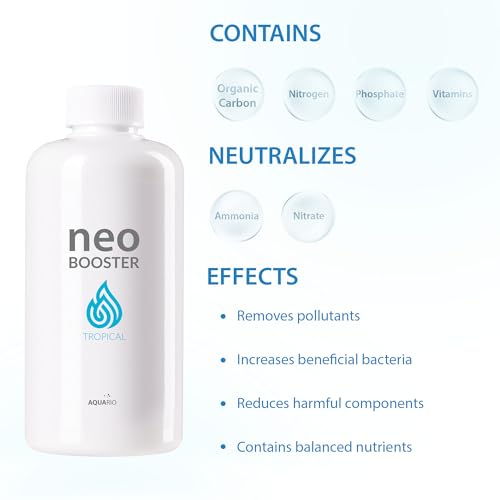 Image of Aquario Neo Booster Tropical - Rapid Pollutant Removal, Shortens Filtration Cycle, Ideal for Planted Aquariums, All-in-One Aquarium Water Conditioner - Water Conditioner for Aquarium Tank - 300ml