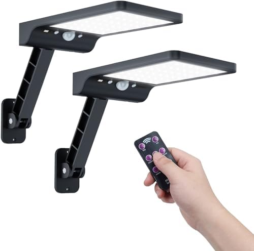 Solar Außenleuchte Mit Bewegungsmelder - 90 LED IP65 Wasserdicht