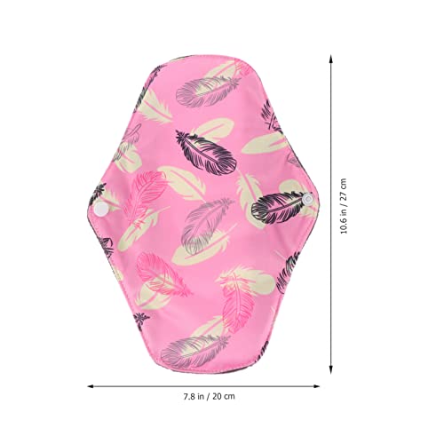 EXCEART Reutilizável Higiênico Pano de Pano Sanitário Almofadas Lavável Período Lavável Almofadas Me