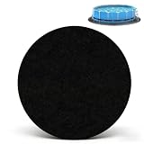 CAIEJSAEN Tapis de Sol Piscine Extérieur, 305 CM Tapis sous Piscines Hors Sol Rond, 200 g/...