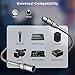 FIBBR XLR Cable 16ft-5M, Microphone Cable Nylon Braided XLR Male to Female Heavy Duty Balanced Microphone Cord Compatible with Preamps/Speaker Systems and More