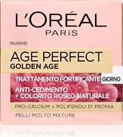 L'Oréal Paris Crema Viso Giorno Age Perfect Golden Age, Trattamento Fortificante, Adatto a Pelli Mature, 50 ml