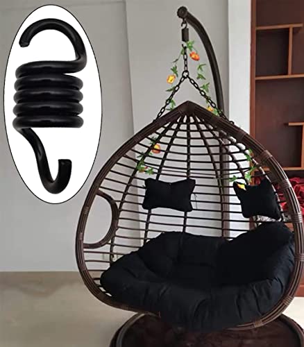 Porch Swing Springs Hammoch Springs - 1500Lbs Black Heavy Duty Suspension Spring For Swing Chair, Porch Swings, Spring Chair (2Pcs X 750Lbs) #TOP3