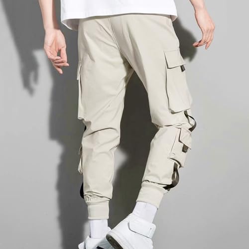 Cargo Pants for Men Fashion Boys Sweatpants Joggers Casual Baggy Travel Pants Outdoor Hiking Work Pant Mulitc-Pocket3