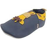 Bobux Krabbelschuhe Für Baby, Baby Schuhe, Baby Geschenk, Navy Giraffe, 32 EU