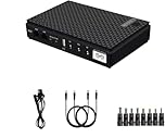 Mini UPS Battery Backup for Routers, INVERCRIGIL Mini UPS Built-in 10400mAh Rechargeable Surge Protector with POE,Output USB 5V/2A DC 5V/9V/12V 2A for Modem,Security Camera, Smartphones (DC1036)
