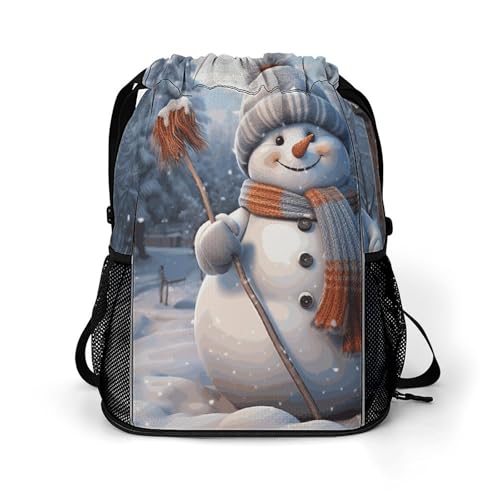Sac à dos léger bonhomme de neige grand format pour homme et femme
